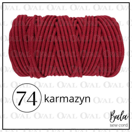 Sznurek bawełniany do szycia 5mm/100m sztywny 5472 - 29311