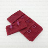 Zapięcie do biustonosza 30mm/ 1,10 lub 100szt  bordo 5594