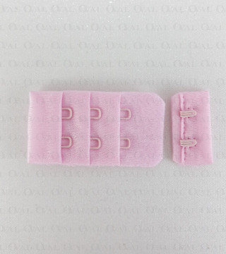 Zapięcie do biustonosza 2x3x30mm/ 1,10 lub 100szt  bordo 5596