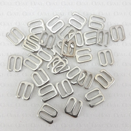 Hook for bra straps, metal 8mm/10 or 100 pcs 4003