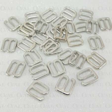 Hook for bra straps, metal 8mm/10 or 100 pcs 4003