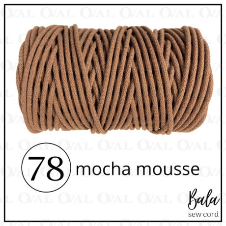 Sznurek bawełniany do szycia 5mm/100m sztywny   5472