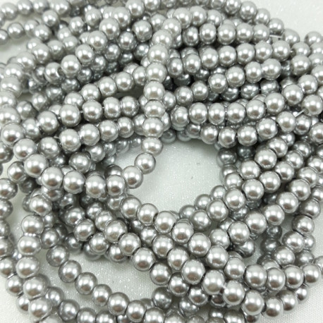 Perła szklana na sznurze 4mm,6mm,8mm, 1854 - 29383