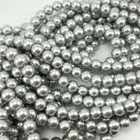 Perła szklana na sznurze 4mm,6mm,8mm, 1854 - 29387