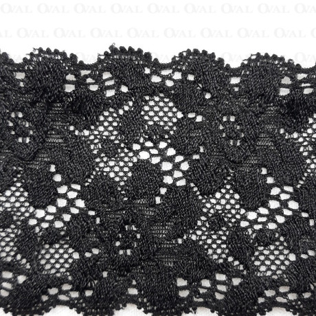 Koronka elastyczna 165mm/1m   czerwień 4811