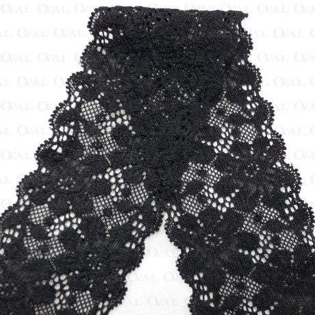 Elastic lace 55mm/1m black 4811 PU8