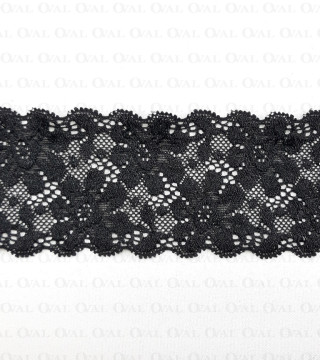 Elastic lace 55mm/1m black 4811 PU8