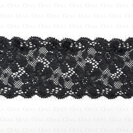 Elastic lace 55mm/1m black 4811 PU8