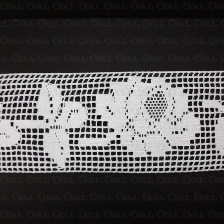 Koronka bawełniana 110mm/1m biała 5641