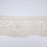 Koronka bawełniana 80mm/1lub 25m ecru 5643
