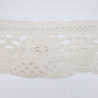 Koronka bawełniana 80mm/1lub 25m ecru 5643