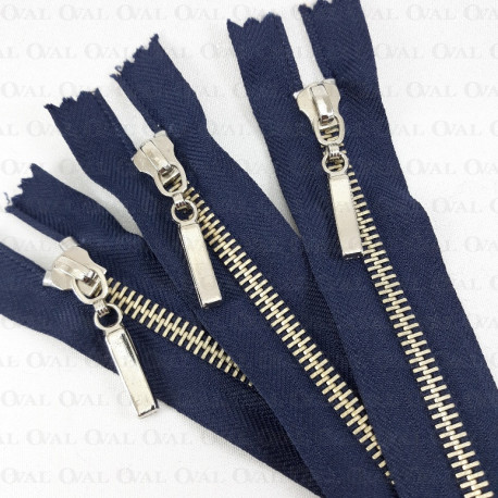 Zamki *5 metalowe nierozdzielcze 14cm 5651 PU8 - 29647