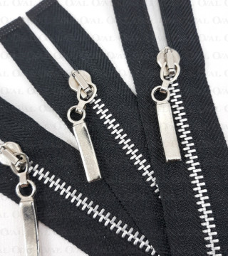 Zamki metalowe rozdzielcze, czarne 17cm 5653 PU8