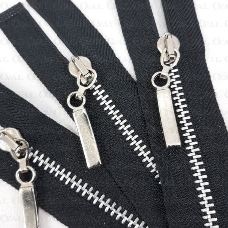 Zamki metalowe rozdzielcze, czarne 17cm 5653 PU8