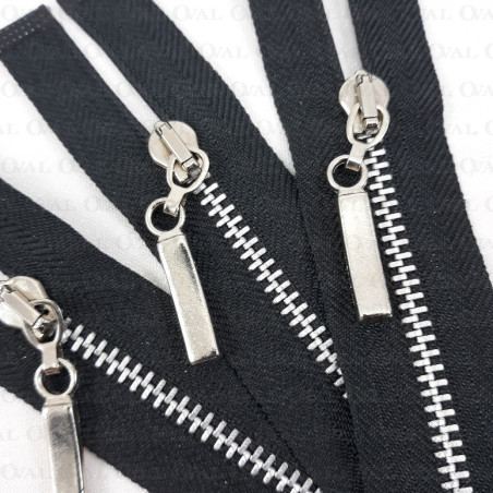 Zamki metalowe rozdzielcze, czarne 17cm 5653 PU8