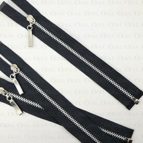 Zamki metalowe rozdzielcze, czarne 17cm 5653 PU8 - 29655