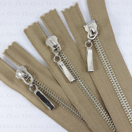 Zamki *5 metalowe nierozdzielcze 17cm 5654 PU8 - 29658