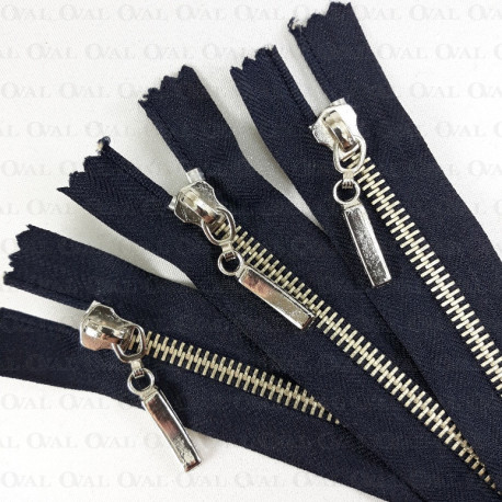 Zamki *5 metalowe nierozdzielcze 14cm 5657 PU8 - 29671