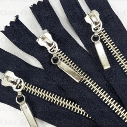 Zamki *5 metalowe nierozdzielcze 14cm 5657 PU8