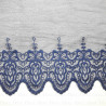 Koronka haft na tiulu 210mm/1y granat 3037