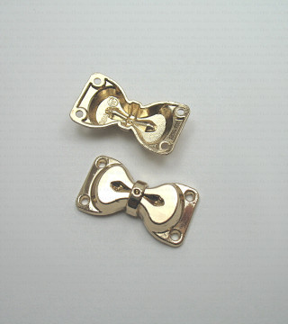 Metal application – Sew-on bow no. 977
