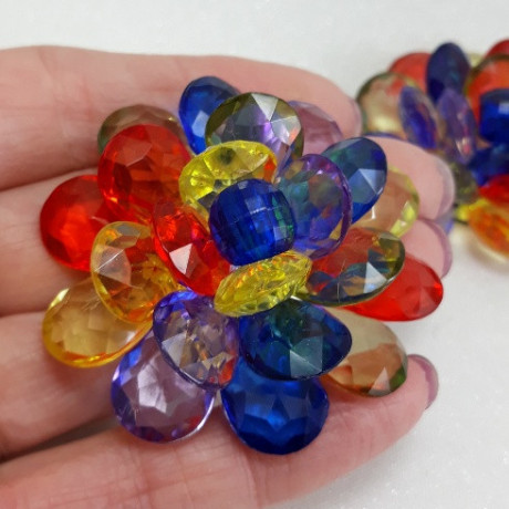 Ozdoba z koralików 50mm, 1,10,100szt 5676