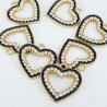 Przywieszka ozdobna  złote serce   5681