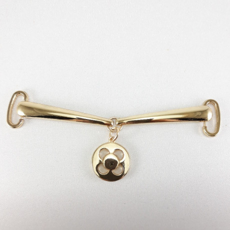 Metalowy łącznik ozdobny – element do odzieży biżuterii handmade