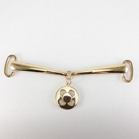 Metalowy łącznik ozdobny – element do odzieży biżuterii handmade