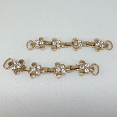 Metalowy łącznik ozdobny – element do odzieży biżuterii handmade