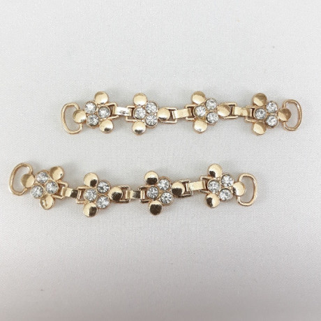 Metalowy łącznik ozdobny – element do odzieży biżuterii handmade