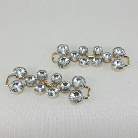 Metalowy łącznik ozdobny – element do odzieży biżuterii handmade