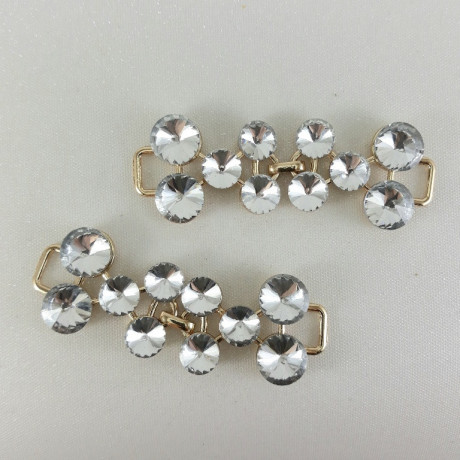 Metalowy łącznik ozdobny – element do odzieży biżuterii handmade