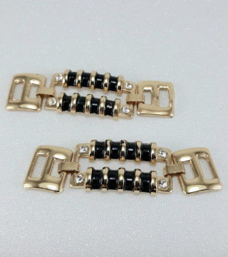 Metalowy łącznik ozdobny – element do odzieży biżuterii handmade