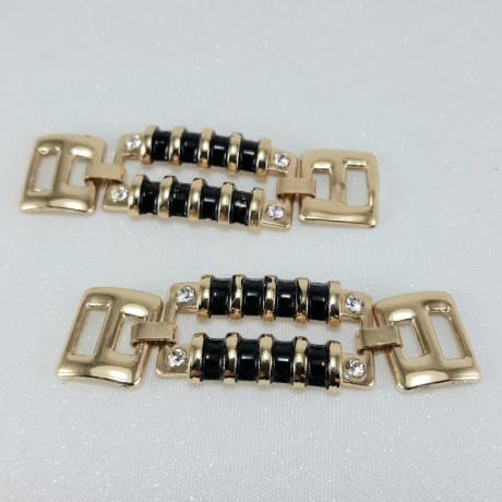 Metalowy łącznik ozdobny – element do odzieży biżuterii handmade