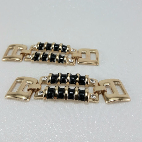 Metalowy łącznik ozdobny – element do odzieży biżuterii handmade