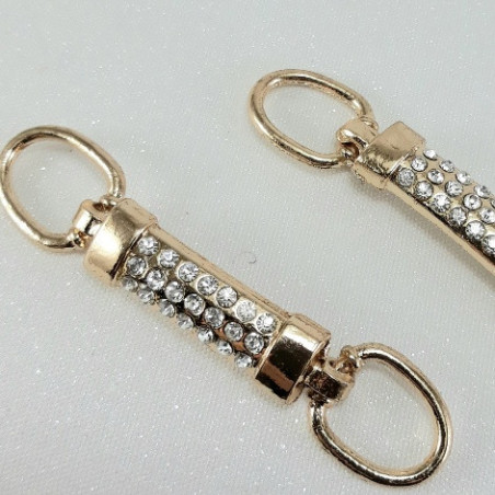 Metalowy łącznik ozdobny – element do odzieży biżuterii handmade