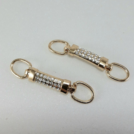 Metalowy łącznik ozdobny – element do odzieży biżuterii handmade