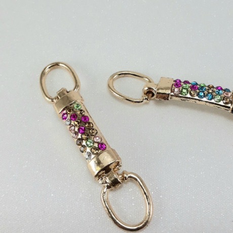 Metalowy łącznik ozdobny – element do odzieży biżuterii handmade