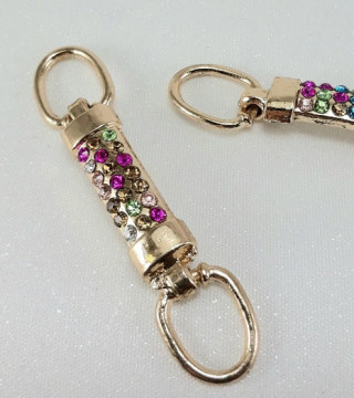 Metalowy łącznik ozdobny – element do odzieży biżuterii handmade