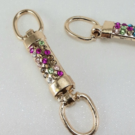 Metalowy łącznik ozdobny – element do odzieży biżuterii handmade