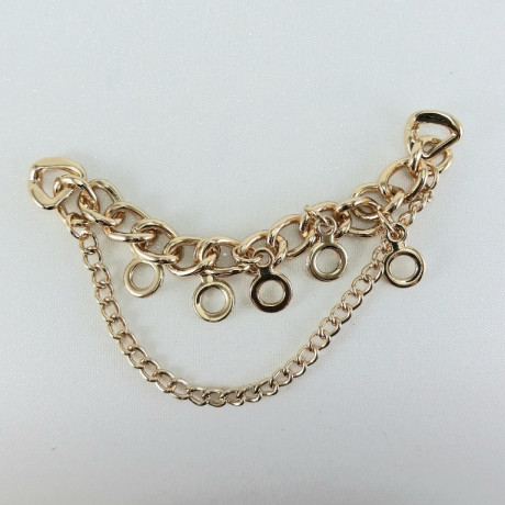 Metalowy łącznik ozdobny – element do odzieży biżuterii handmade