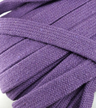 Płaski sznurek bawełniany odzieżowy – różne kolory