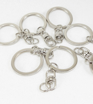 Keychain rings with swivel – durable accessories for keyrings and DIY