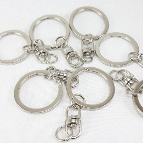 Keychain rings with swivel – durable accessories for keyrings and DIY
