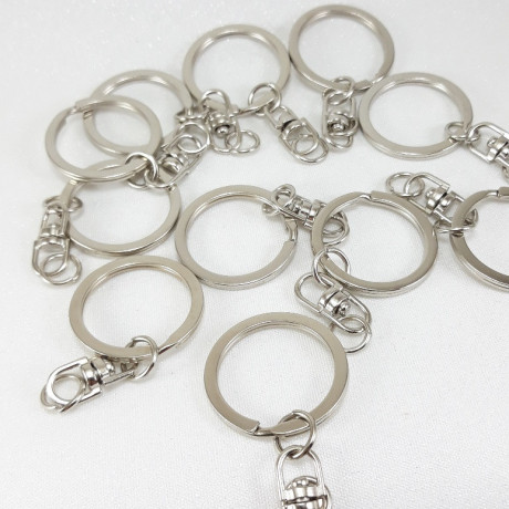 Keychain rings with swivel – durable accessories for keyrings and DIY