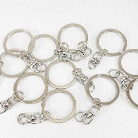 Keychain rings with swivel – durable accessories for keyrings and DIY