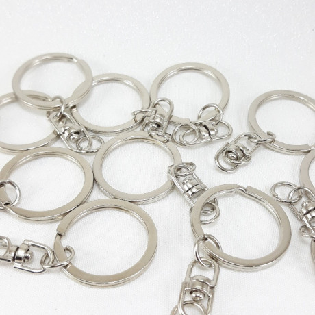 Keychain rings with swivel – durable accessories for keyrings and DIY