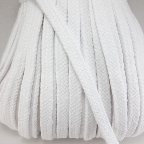 Płaski sznurek bawełniany odzieżowy – różne kolory