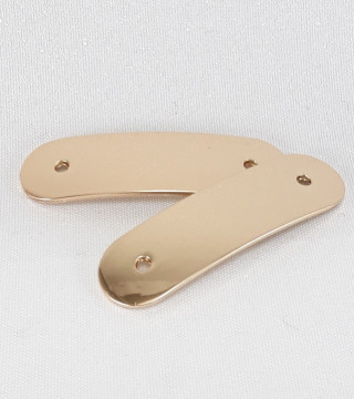 Metalowa blaszka do odzieży i plecaków – trwała metka premium